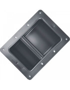 2pz Agarradera Metalica Para Bafle 22 X 16.5cm Armado Bafles