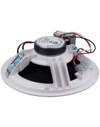 Kit Amplificador Audio Ambiental Y 6 Bocinas Plafon 6.5 PuLG