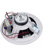 Kit Amplificador Audio Ambiental Y 6 Bocinas Plafon 6.5 PuLG