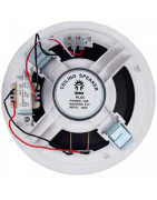 Kit Amplificador Audio Ambiental Y 6 Bocinas Plafon 6.5 PuLG