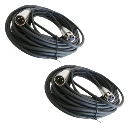 2 Pz Cable Para Microfono Luces Dmx Canon A Canon 15 Metros