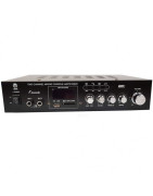 Kit Amplificador Sonido Ambiental Y 4 Bocinas Colgantes
