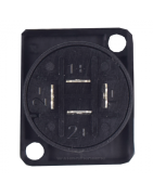 Conector Speakon Hembra Jack Tipo Neutrik 4pin Cuadrado 5pz