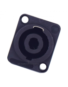 Conector Speakon Hembra Jack Tipo Neutrik 4pin Cuadrado 5pz