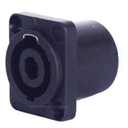 Conector Speakon Hembra Jack Tipo Neutrik 4pin Cuadrado 5pz