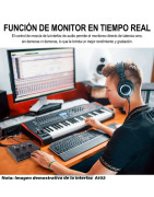 Interfaz De Audio Portatil Para Grabacion Instrumento Usb