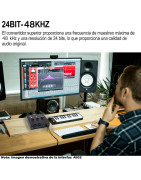 Interfaz De Audio Portatil Para Grabacion Instrumento Usb