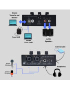 Interfaz De Audio Portatil Para Grabacion Instrumento Usb