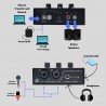 Interfaz De Audio Portatil Para Grabacion Instrumento Usb