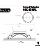 Bocina 12 Pulgadas 4ohm P/ Line Array Alta Potencia