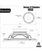 Bocina 12 Pulgadas P/ Bafles Line Array Alta Potencia 600w