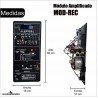 Modulo bi Amplificado Bluetooth/usb recargable 250w