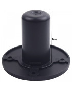 Base De Plástico Para Empotrar Tripies En Bafles 8 Pz