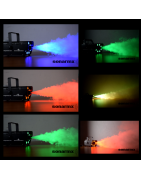Maquina De Humo Inalámbrica Leds Rgb Elegible Alto Flujo