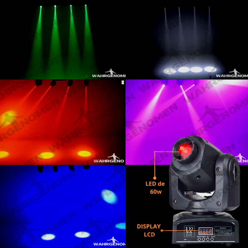 ULTRASPOT Cabeza Movil Robotica Luz Dj Spot Led Disco Dmx