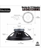 Bocina 15 Pulgadas Profesional P Bafles 12ohm