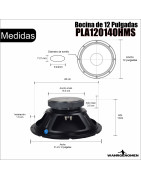 Bocina 12 Pulgadas Profesional P Line Array 4 Ohms