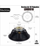 Bocina 18 Pulgadas Graves Profesional P/ Armar Bajos Wo...