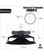 Bocina 12 Pulgadas Alta Potencia P/ Armar Bafles Line A...