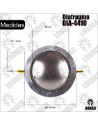 Diafragma De Repuesto Para Driver Agudo De 44mm 3pz