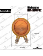 4 Diafragma 1 Pulgada Repuesto Para Driver Tweeter Neod...