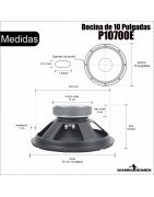 Par De Bocina 10 Profesional Alta Potencia Para Bafles