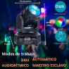 Cabeza Movil Led 15w Spot Robotica Dj Dmx Rgbw Beam