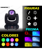 Set 2 Cabeza Movil Robotica Dj Spot Led Disco Dmx Con Bolsa
