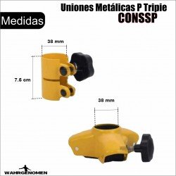 Uniones Metalicas P Tripie Base Para Bafle Pedestal Bocina
