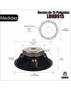 Bocina 15 Pulgadas P/ Armar Bafles Line Array Profesion...