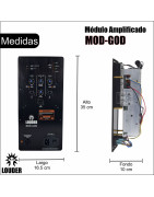 Modulo Amplificado 1200w p 1 subwoofer  y 2 medios
