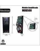 Modulo Amplificador Profesional 500w Rms Con Crossover