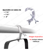 4pz Clamp Hamburguesa Gancho Para Luces aluminio