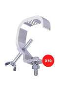 10pz Clamp Hamburguesa Gancho Para Luces aluminio