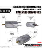 Calentador Refaccion Para Maquina De Humo 900w A 1200w