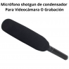 Microfono Tipo Shotgun De Condensador Para Grabacion Pro