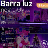 Barra Led Uv 18 Leds 5w Ultravioleta Luz Negra Neon Disco Dj