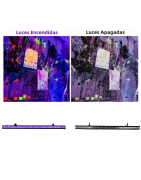 Barra Led Uv 18 Leds 5w Ultravioleta Luz Negra Neon Dis...