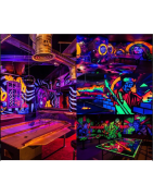 Barra Led Uv 9 Leds 5w Ultravioleta Luz Negra Neon Disco Dj