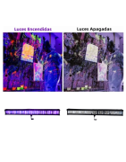 Barra Led Uv 9 Leds 5w Ultravioleta Luz Negra Neon Disco Dj