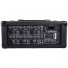 Mezcladora Consola Amplificada 6 Canales Bluetooth Usb/sd