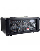 Mezcladora Amplificada 200 Watts Rms Bluetooth Usb/sd 6ch