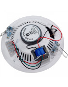 Bocina Plafón Sonido Ambiental 6.5 PuLG Transformador 4pz