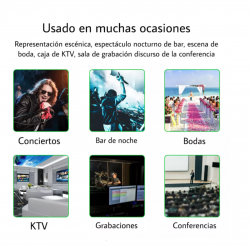 Mezcladora Consola Amplificada 6 Canales Bluetooth Usb/sd