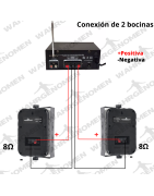 Amplificador Sonido Ambiental 2 Bafles Ambientales Boci...