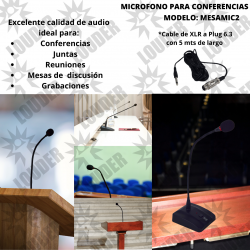 Microfono Profesional De Mesa Conferencia Ajustable P P...