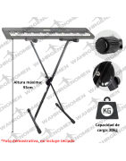 Base Para Teclado Soporte Stand Reforzado Metálico Sol...
