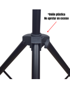 Pedestal Tripie Para Bafle Base Bocinas Con Funda Mochila