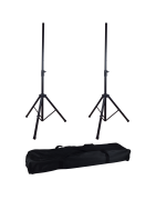 Pedestal Tripie Para Bafle Base Bocinas Con Funda Mochila