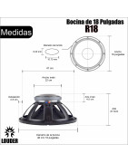 Bocina 18 Pulgadas Profesional P/ Armar Bajos Woofer